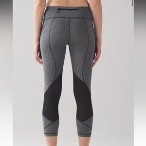 Lululemon pace rival crop 22” size 6